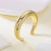 Sculpted Elegance Cuff Bracelets - Modern Statement Jewelry