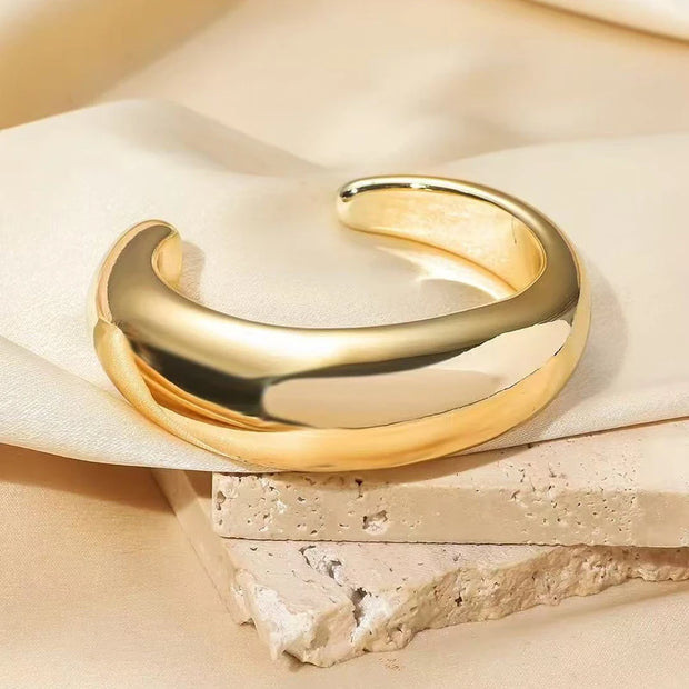 Sculpted Elegance Cuff Bracelets - Modern Statement Jewelry