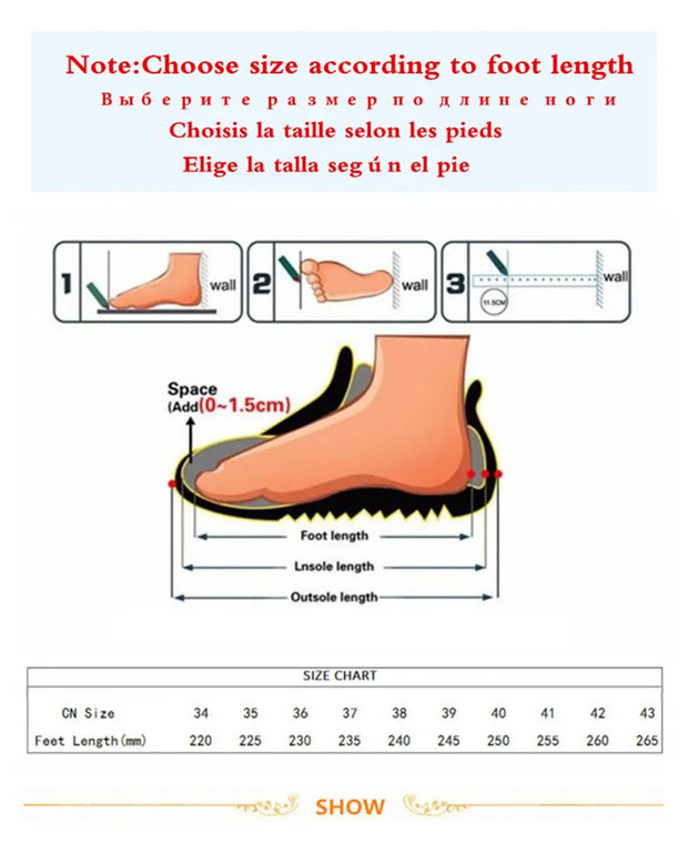 Casual Comfort Slip-On Platform Shoes