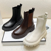 2024 Chelsea boots new thick-soled women's winter shoes for women autumn fashion thick-soled short boots for women