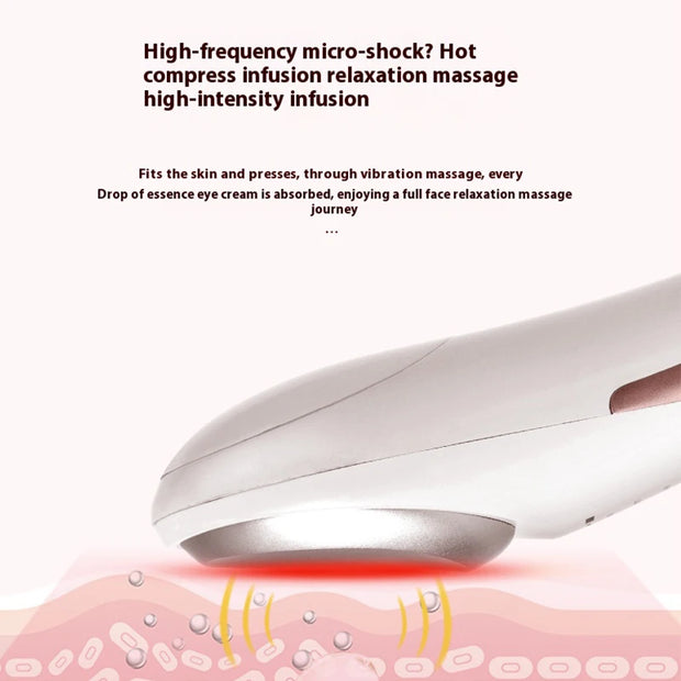 KSKIN New Trending Hot And Cold Vibration Wrinkle Anti-Ageing Eye Massage Dark Circle Removal EMS Beauty Face Eye Care Pen