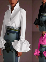 New Fashion Shirts Women Elegant Office