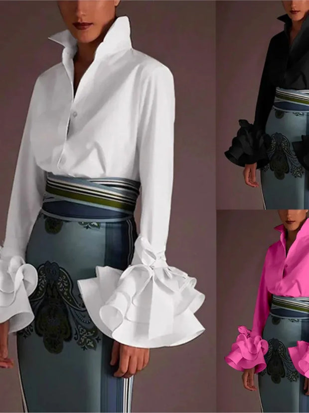 New Fashion Shirts Women Elegant Office