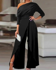 Jumpsuits for Women  Elegant New Fashion Plain Elegant Office Lady