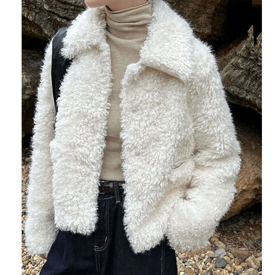 Cloud Nine Furry Lambswool Coat