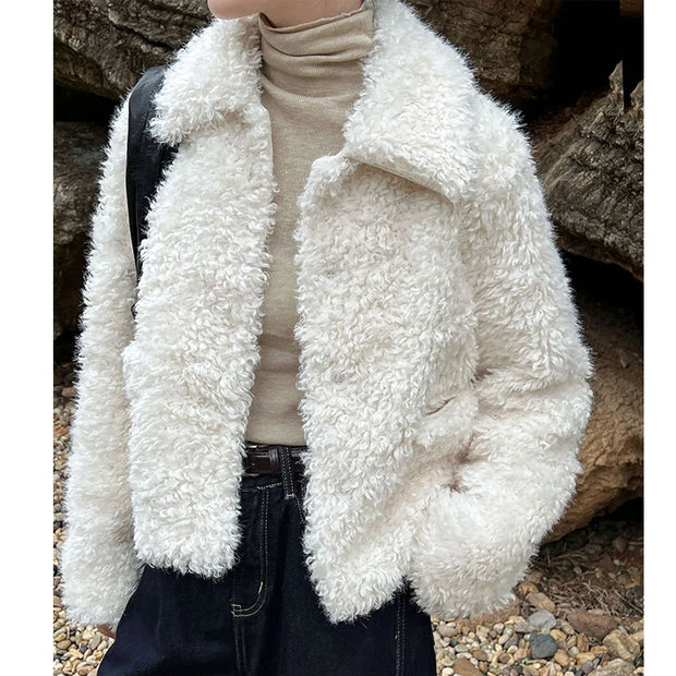 Cloud Nine Furry Lambswool Coat