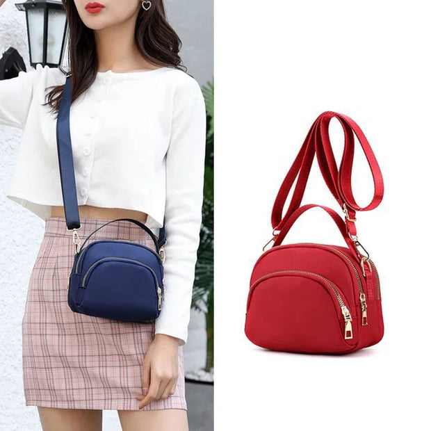 Sleek City & Modern Zip Pocket Crossbody