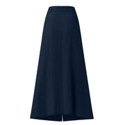Casual Chic Button-Down Midi Skirt