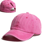 High Ponytail Baseball Cap for Women Spring Summer Sun Hat Running Snapback Hat Messy High Bun Women's Caps Female