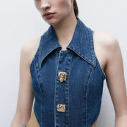 Women's Casual Denim Dress