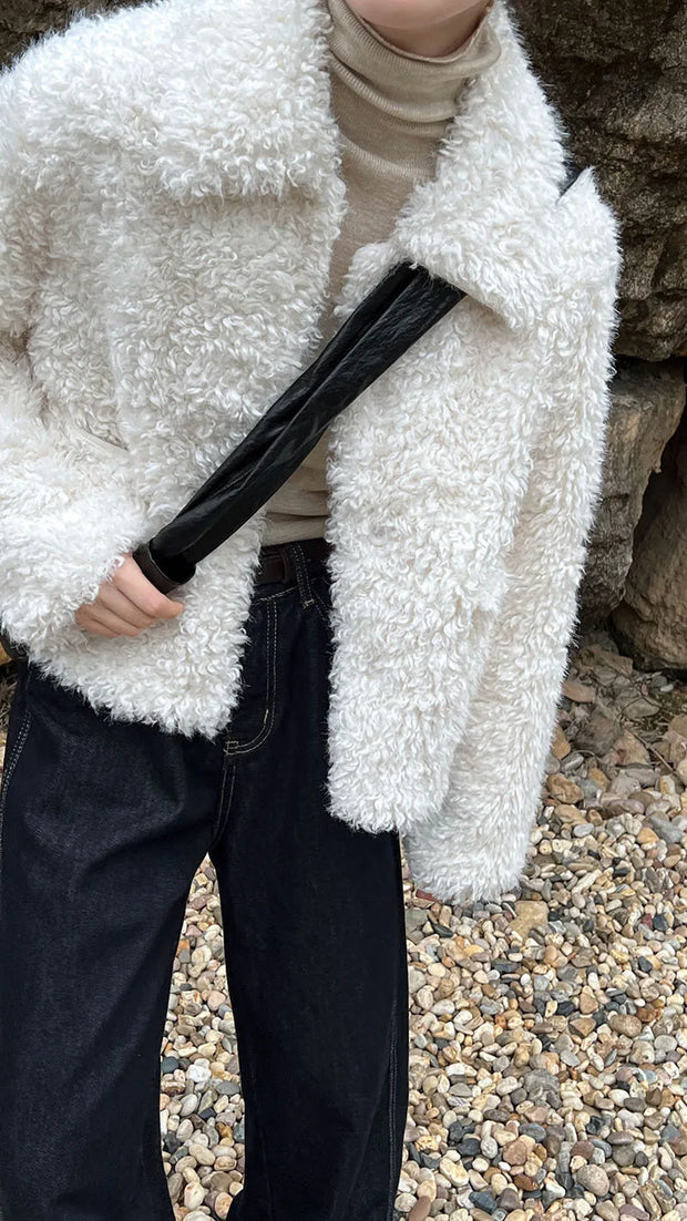 Cloud Nine Furry Lambswool Coat