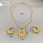 18K Gold Plated Jewelry Set for Women