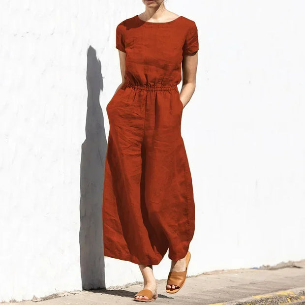 Jumpsuits for Women  Summer Solid Sleeveless