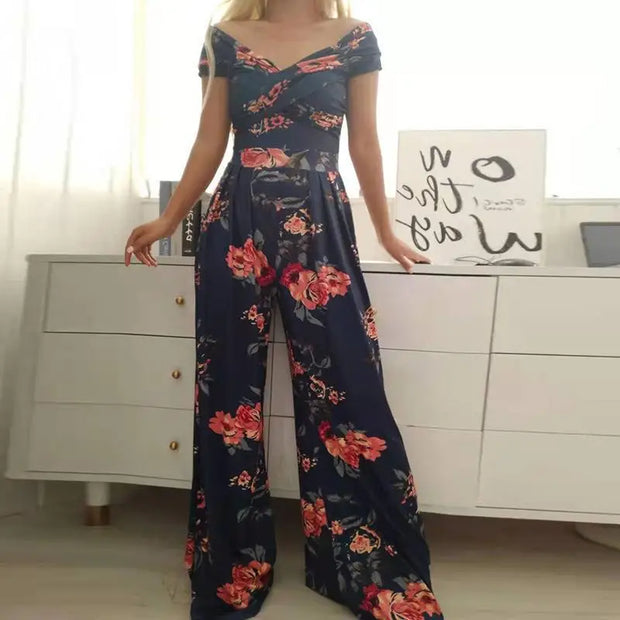 Women's Jumpsuits Bare Shoulder