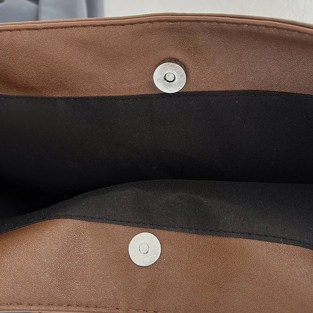 Classic Bucket Shoulder Bag - Large Capacity Everyday Tote