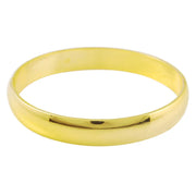 Glossy Gold-Plated Bangle - 24K Inspired Bracelet