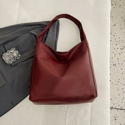 Classic Bucket Shoulder Bag - Large Capacity Everyday Tote