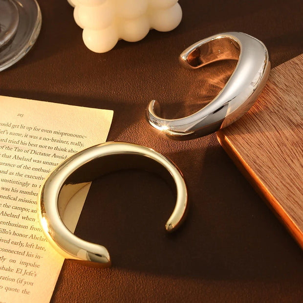 Sculpted Elegance Cuff Bracelets - Modern Statement Jewelry