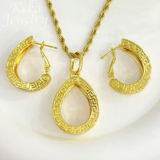 Dubai-Inspired Gold Jewelry Set