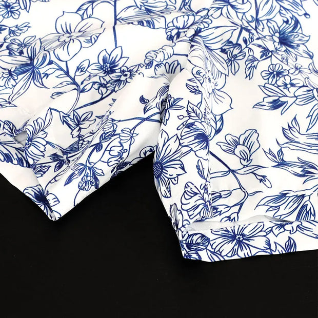Floral Print Casual Romper