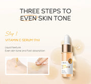 3pcs/set  Vitamin C 24K Golden Sakura Skin Care Sets