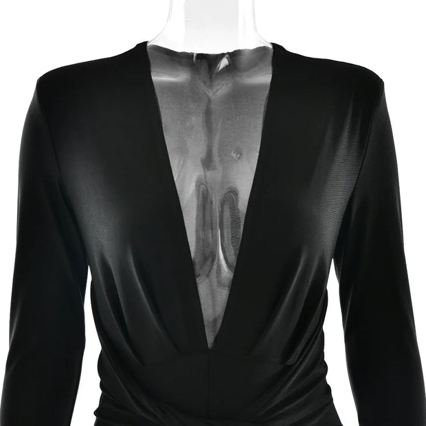 Sexy Deep  Women Jumpsuit