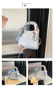 Butterfly Charm Scarf Handle Purse