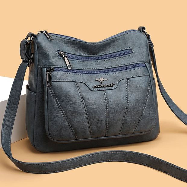 Large Capacity Crossbody Bags Sac Soft Leather Women Bag Branded Designer Ladies Handbag Purses 2023 Luxury Female Shoulder Bag