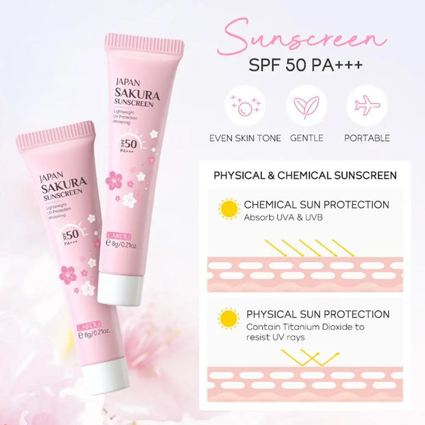 Sakura Facial Skincare Travel Set