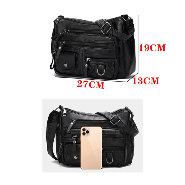 Luxury Multi-Pocket Crossbody Bag