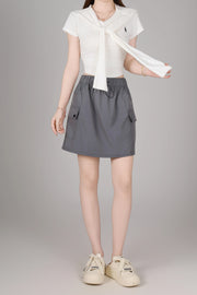 Women's Fall/Summer Short Skirts: High-Waisted, Loose, Slimming, and Versatile Workwear-Style Skirts