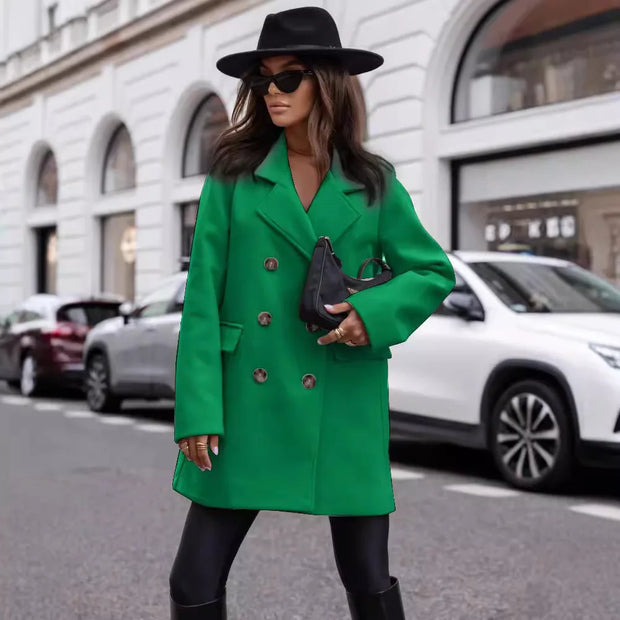 Chic Street Mid-length Peacoat