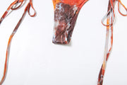 Vibrant 3-Piece Bikini Set - Tropical Edition