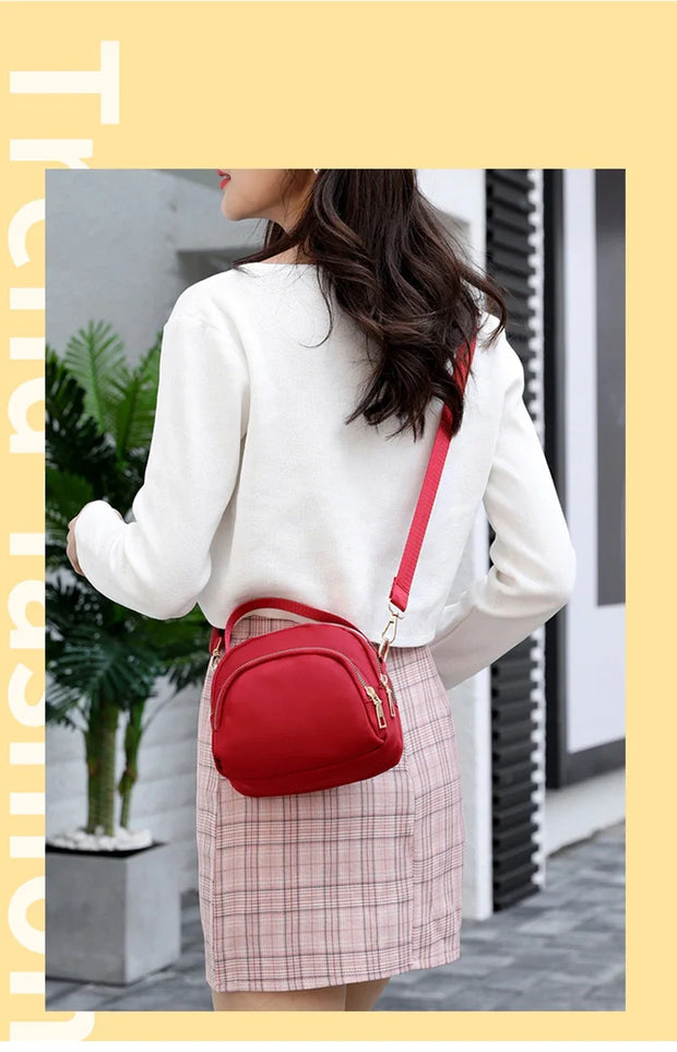 Sleek City & Modern Zip Pocket Crossbody