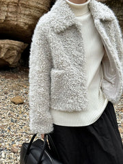 Cloud Nine Furry Lambswool Coat