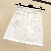 Woman Skirts High Waist Denim Skirt for Women Spring and Summer Skirt A- line Short Skirt Mujer Faldas Saias Mulher