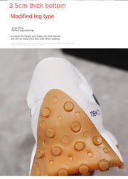Trendy Luxe Running Sneakers - Neutral Tones