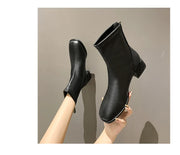 Modern Block Heel Boots - Autumn/Winter