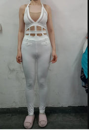 Cut-Out Bodycon Jumpsuit