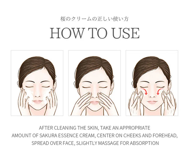 9pcs Facial Products Kit Sakura Skin Care Set Facial Cleanse
