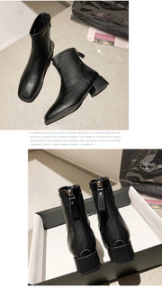 Modern Block Heel Boots - Autumn/Winter