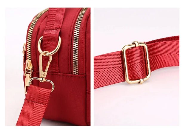 Sleek City & Modern Zip Pocket Crossbody