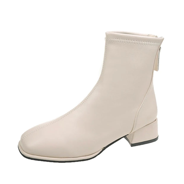 Modern Block Heel Boots - Autumn/Winter