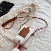 Women's Mobile Phone Bag Female Messenger Shoulder Bags Crossbody Retro PU Leather Bags Mini Handbags New Girls Purse Designer