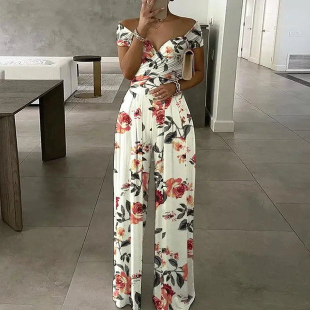 Women's Jumpsuits Bare Shoulder