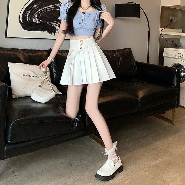 Skirts For Women High Waist A Line Woman Skirt Cheap Clothing Sales Stylish Offer Aesthetic Hot Luxury Elegant Streetwear Casual