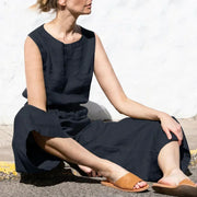 Jumpsuits for Women  Summer Solid Sleeveless