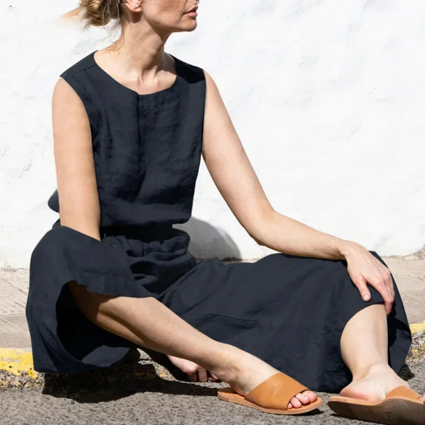 Jumpsuits for Women  Summer Solid Sleeveless