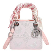Butterfly Charm Scarf Handle Purse