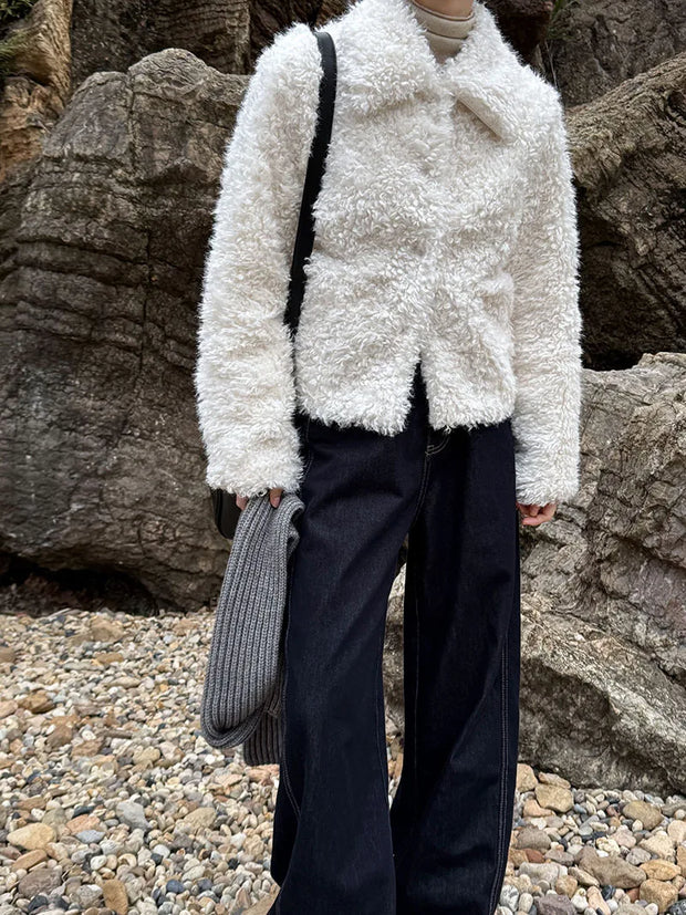 Cloud Nine Furry Lambswool Coat